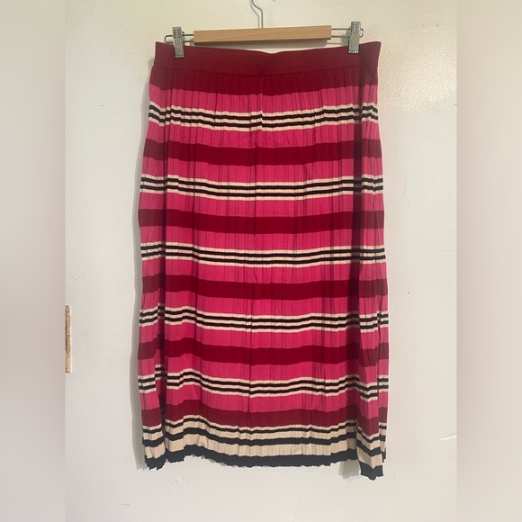 Lightweight pleated knit skirt from Anthropologie.